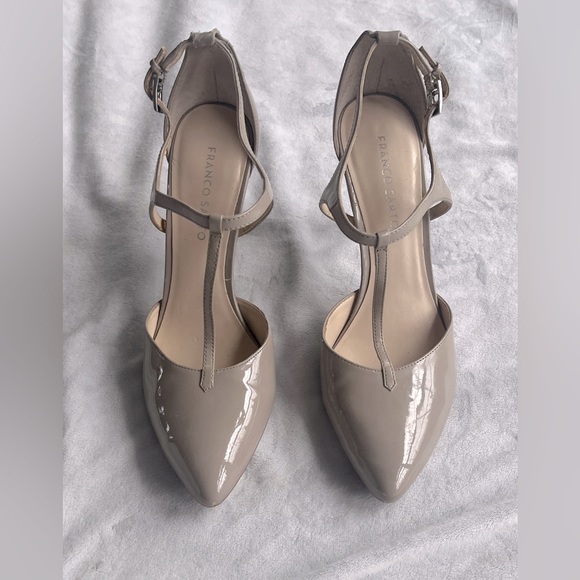 Franco Sarto women’s nude coloured pumps. Size 9.5 - Picture 2 of 8